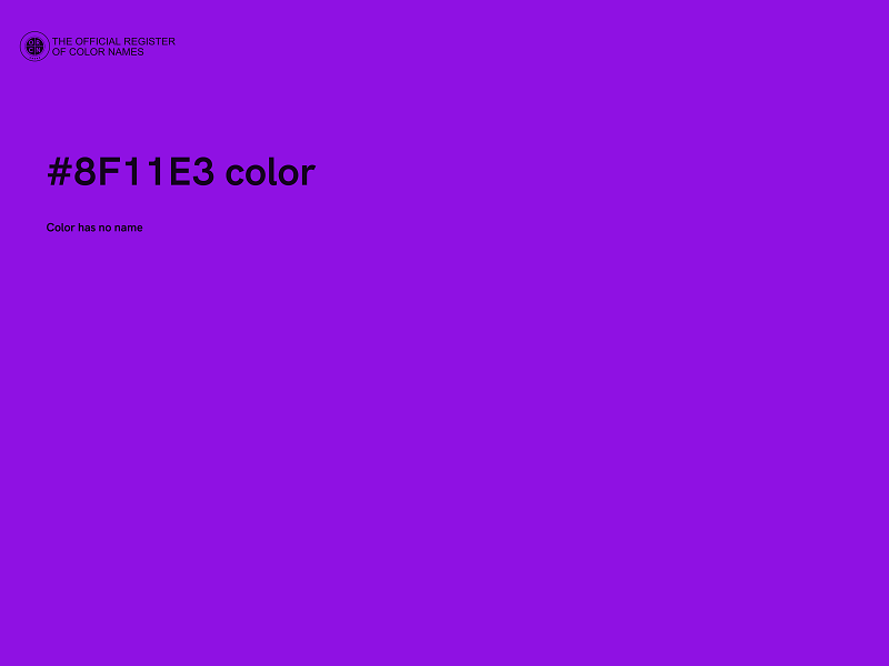 #8F11E3 color image