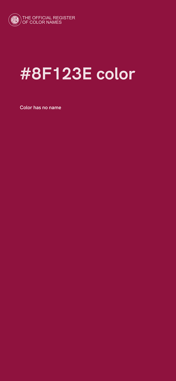 #8F123E color image