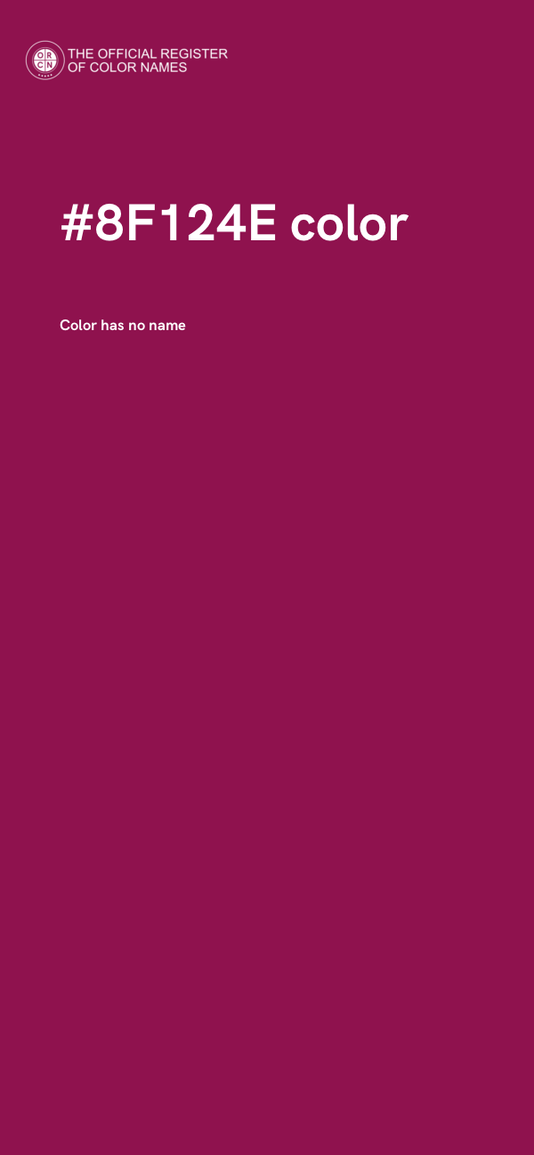 #8F124E color image