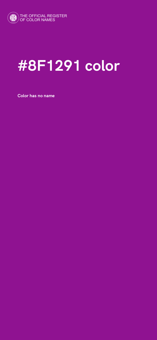 #8F1291 color image