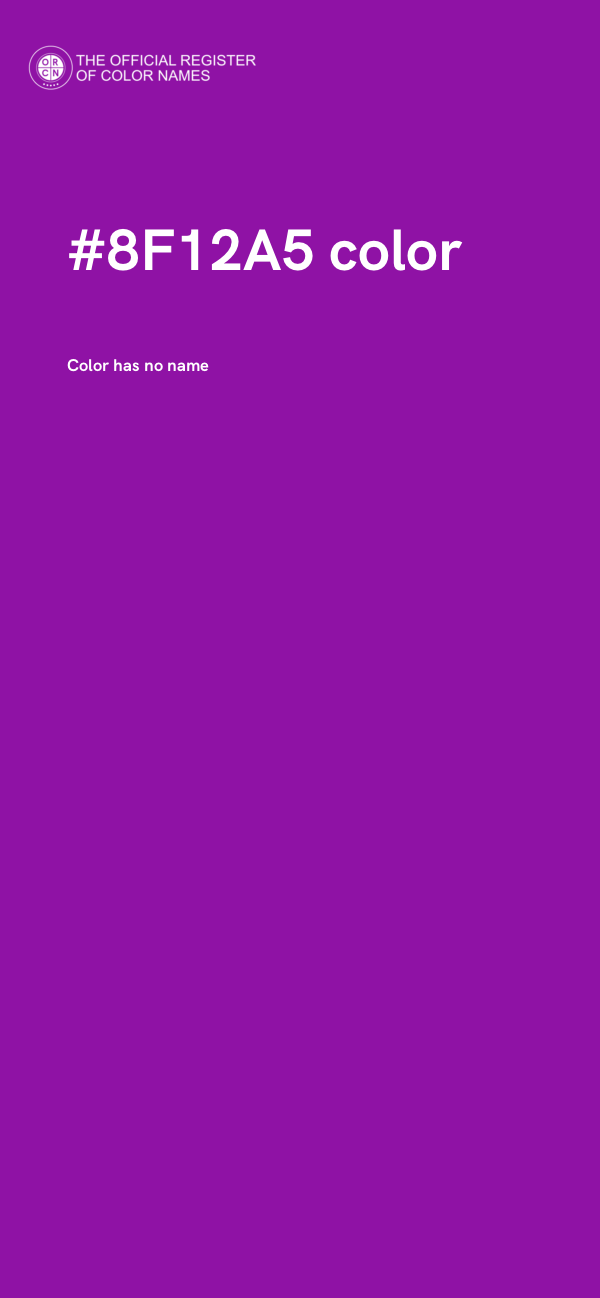 #8F12A5 color image