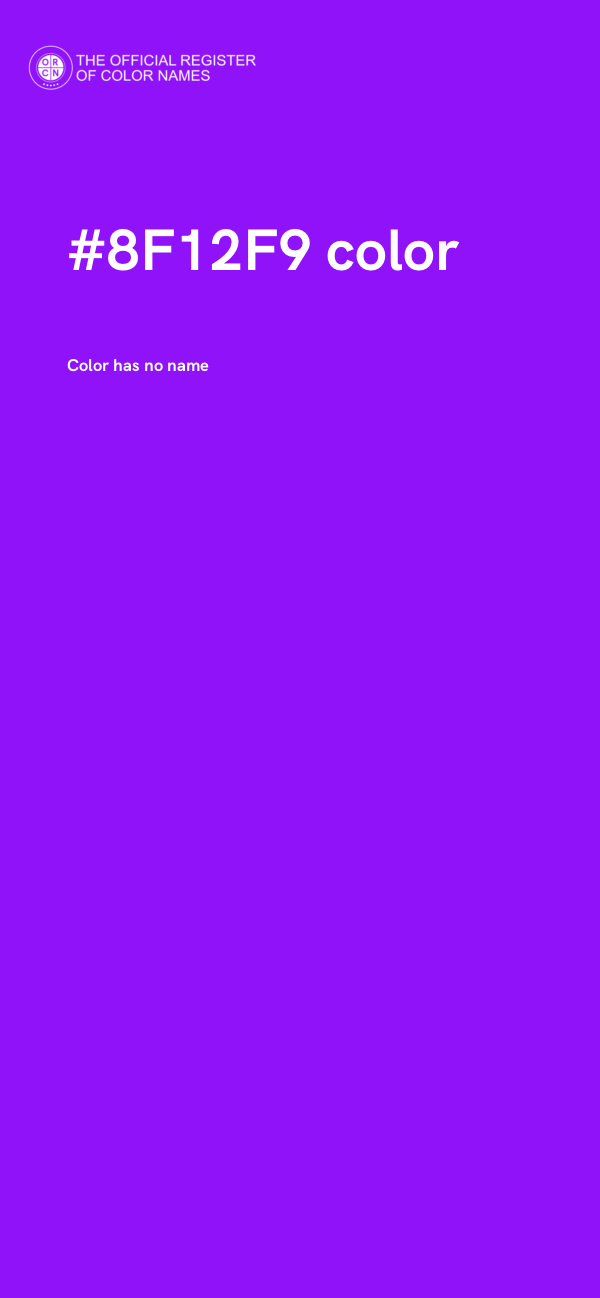 #8F12F9 color image