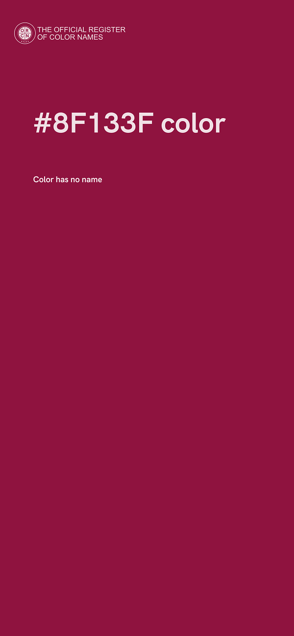 #8F133F color image