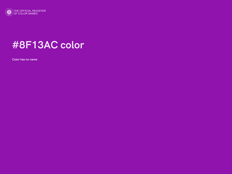 #8F13AC color image