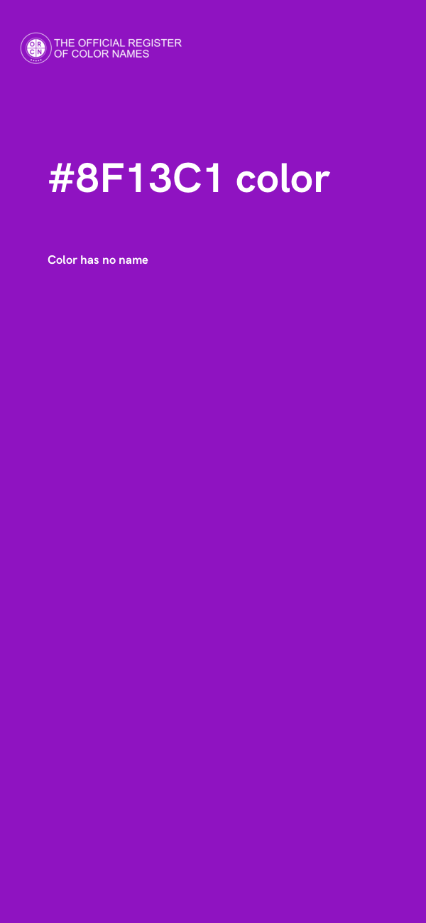 #8F13C1 color image