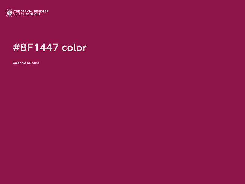 #8F1447 color image