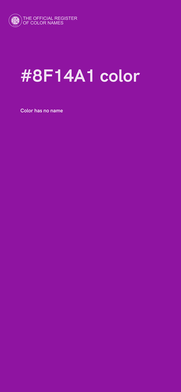 #8F14A1 color image