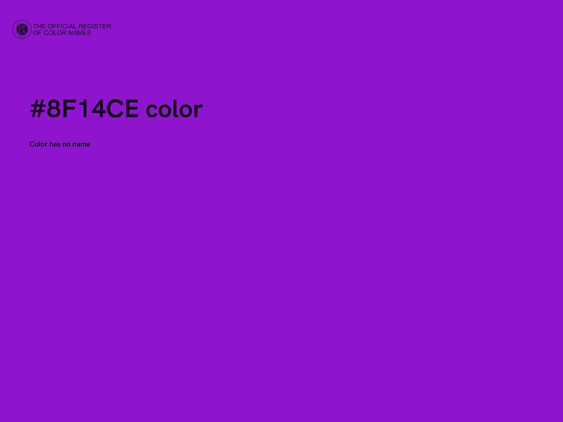 #8F14CE color image