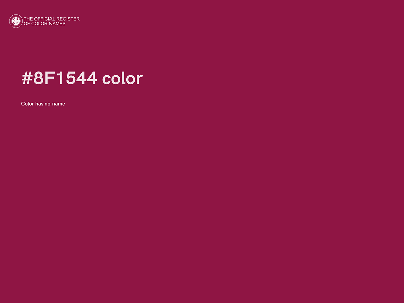 #8F1544 color image
