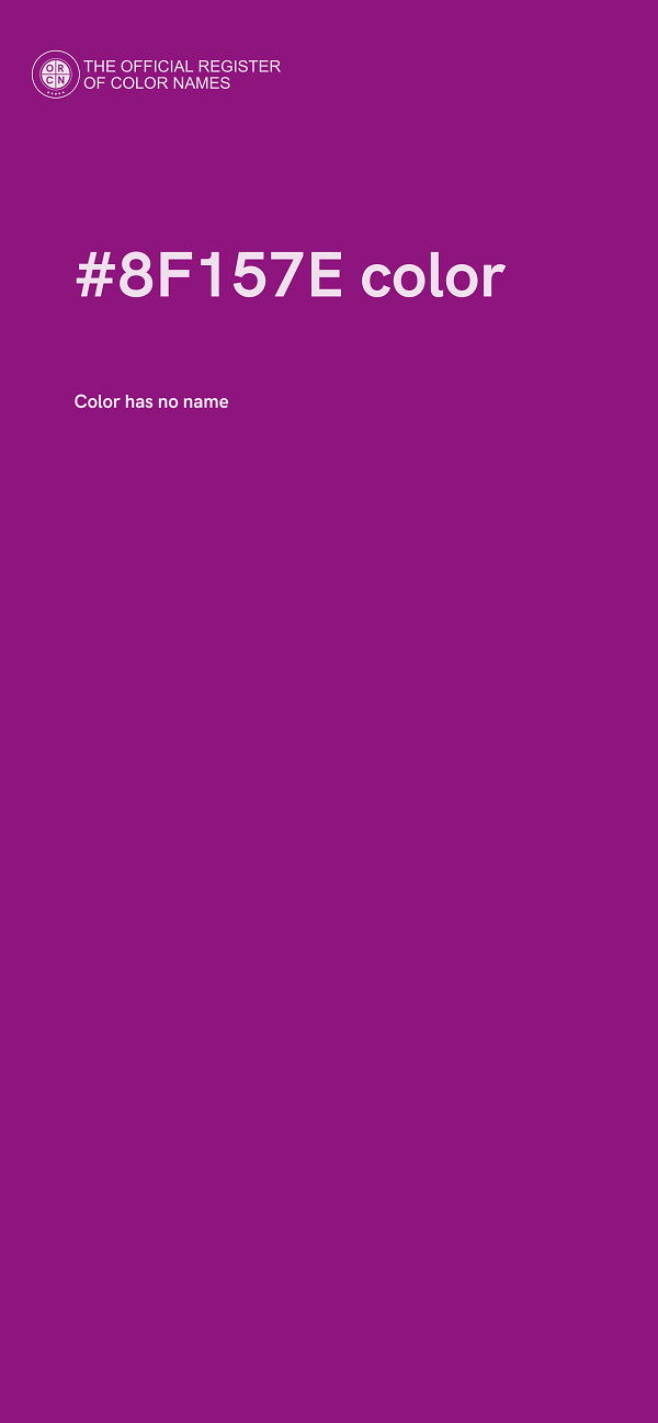 #8F157E color image