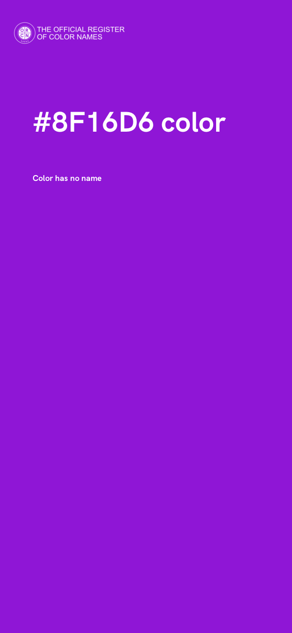 #8F16D6 color image