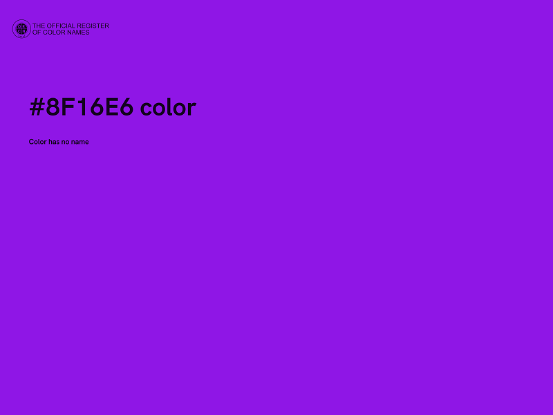 #8F16E6 color image