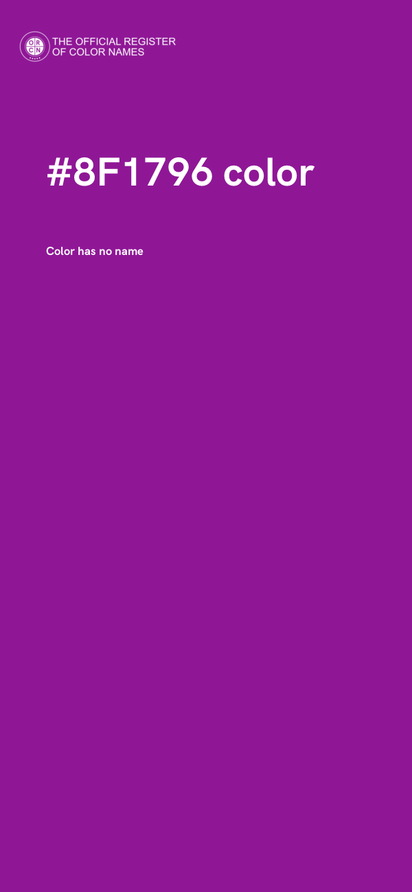 #8F1796 color image