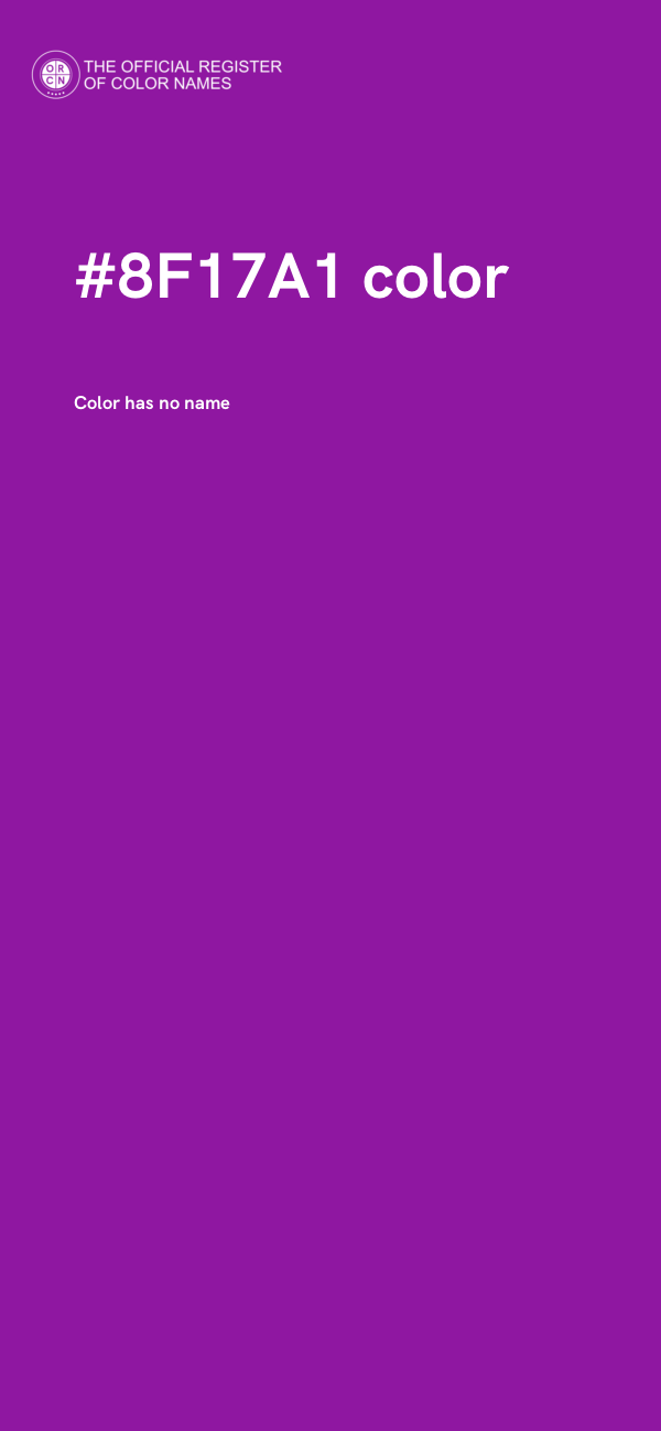 #8F17A1 color image