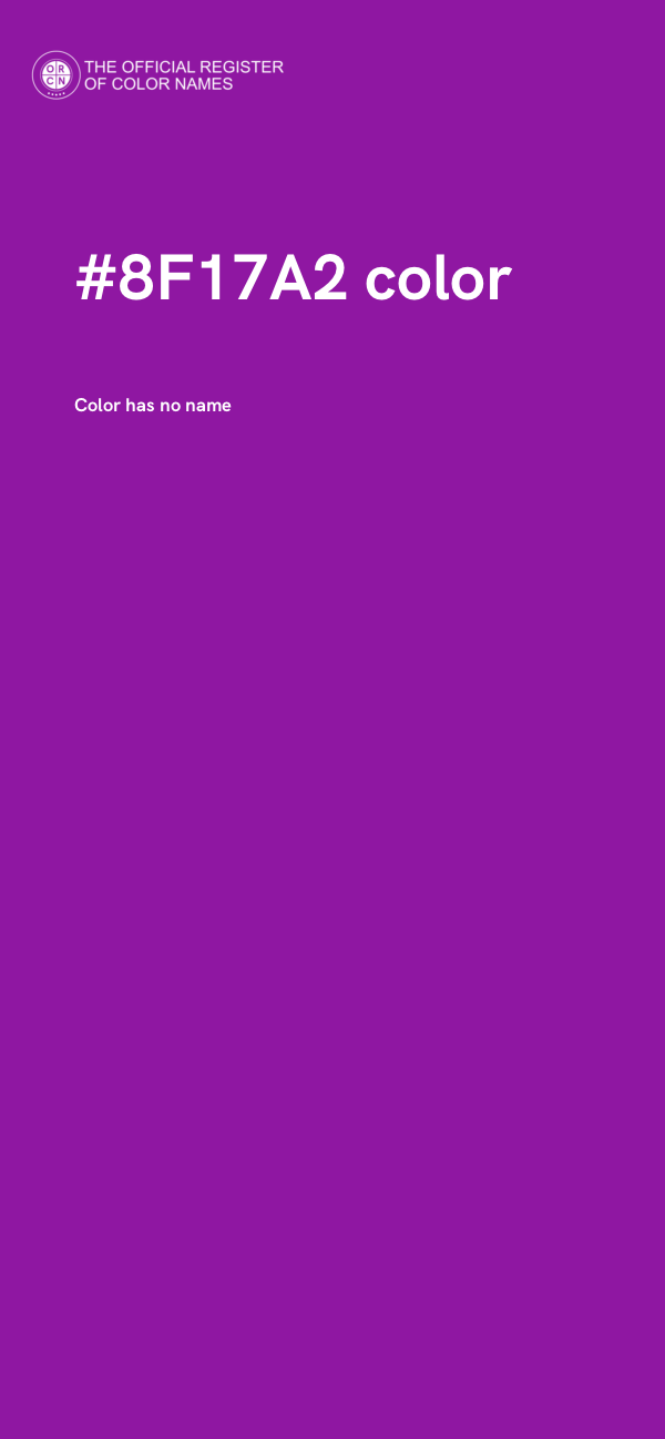 #8F17A2 color image