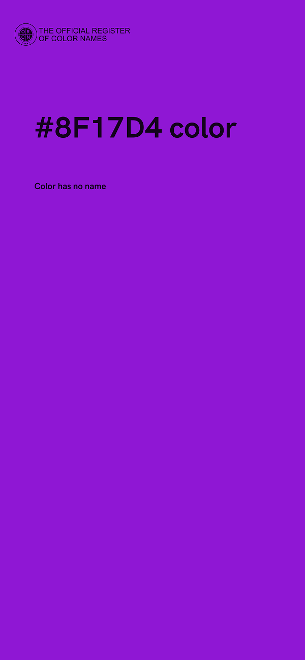 #8F17D4 color image