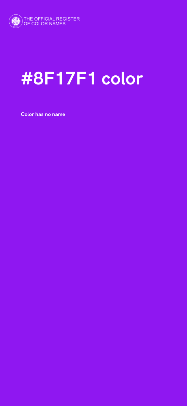 #8F17F1 color image