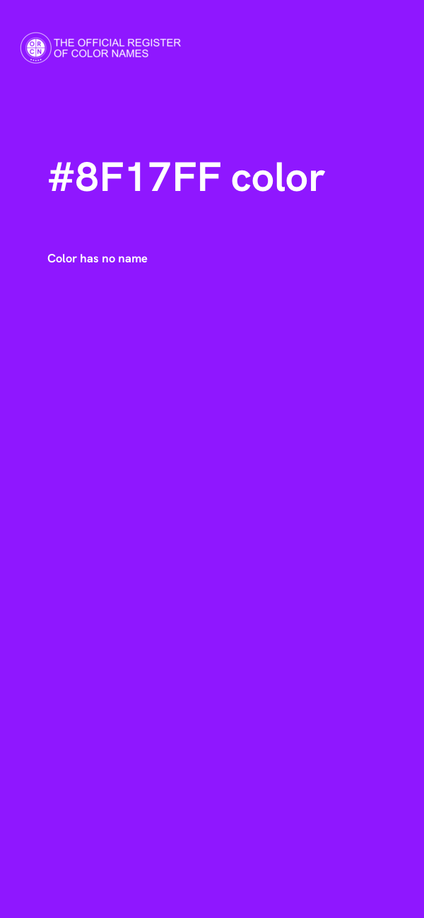 #8F17FF color image