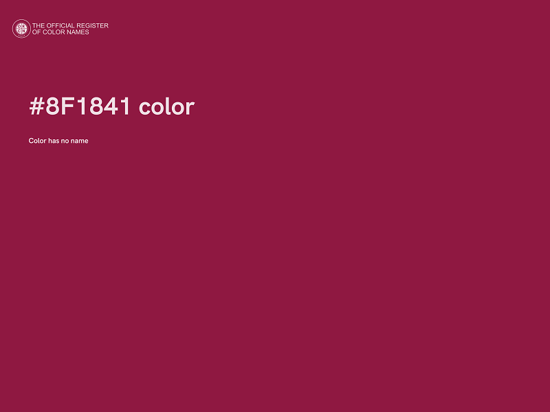 #8F1841 color image