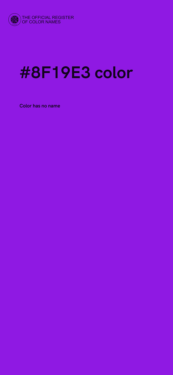 #8F19E3 color image