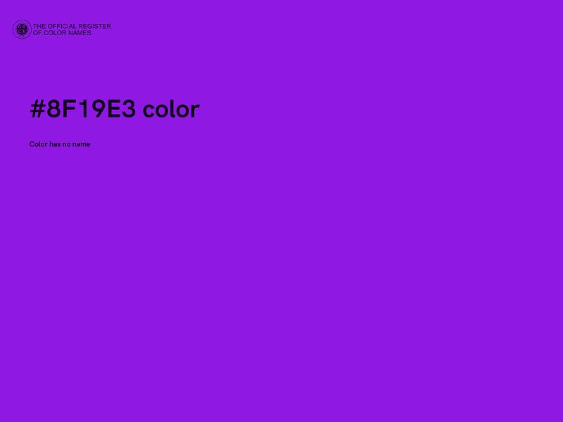 #8F19E3 color image