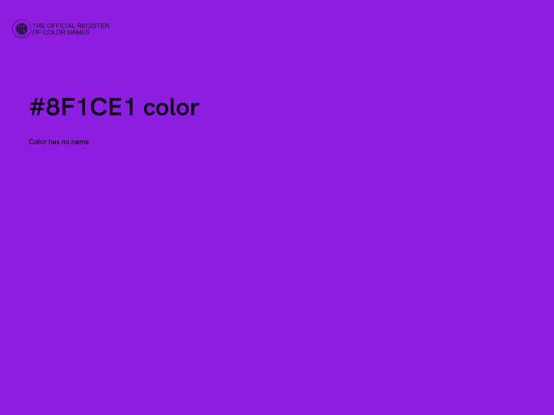 #8F1CE1 color image