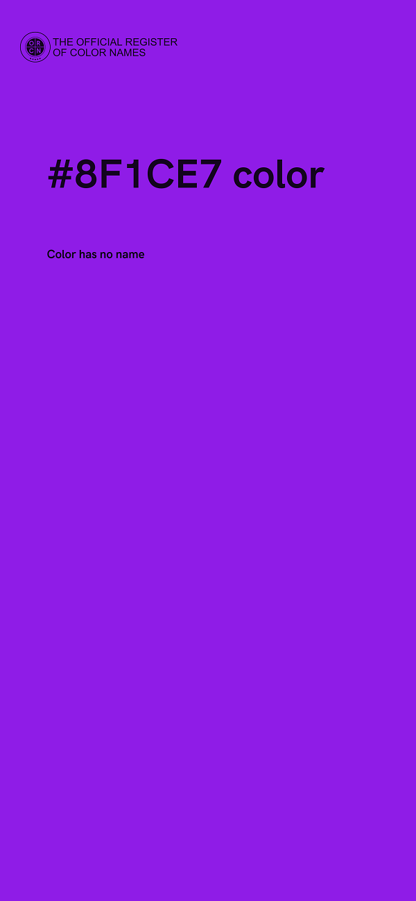 #8F1CE7 color image