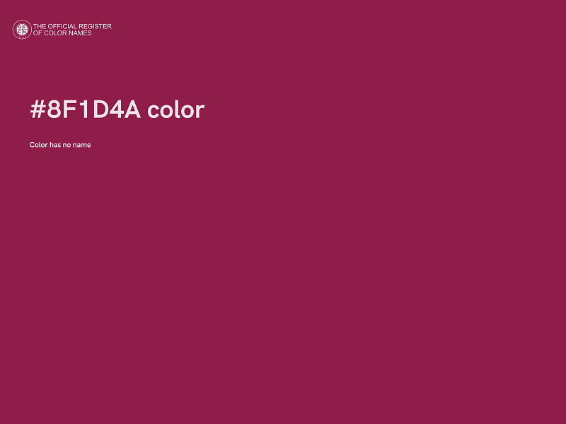 #8F1D4A color image