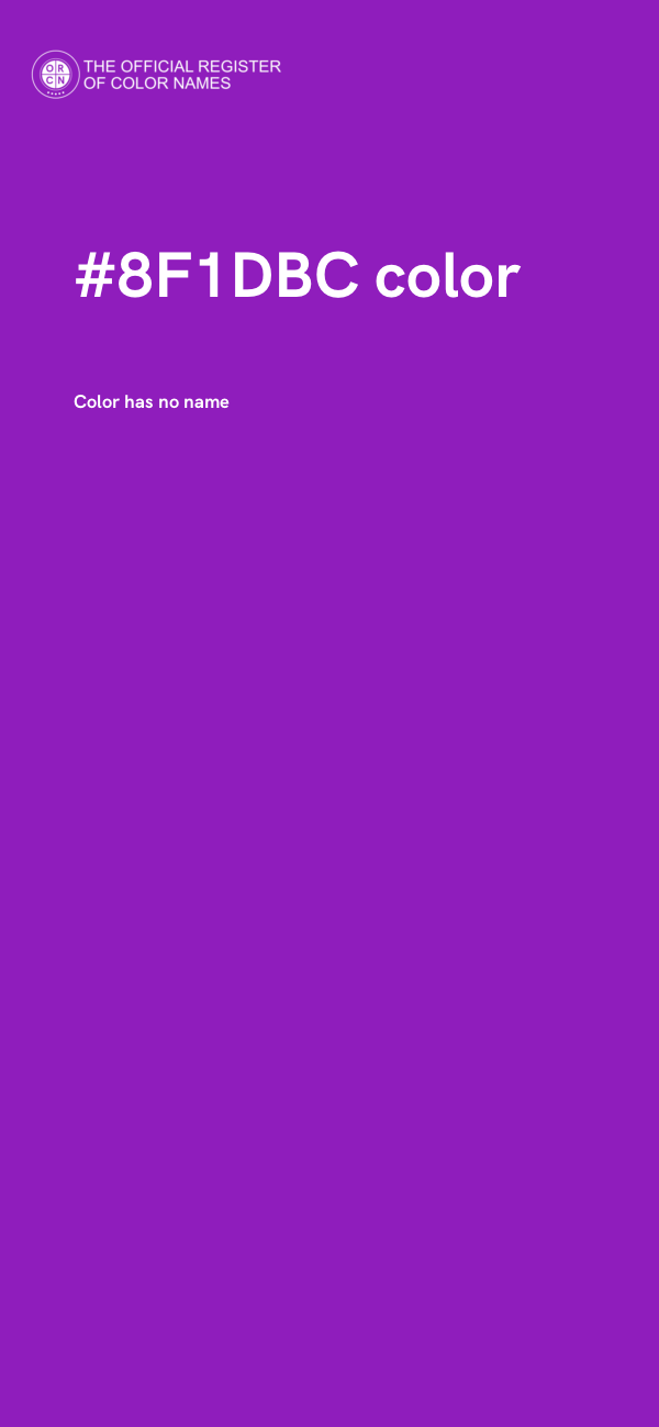 #8F1DBC color image
