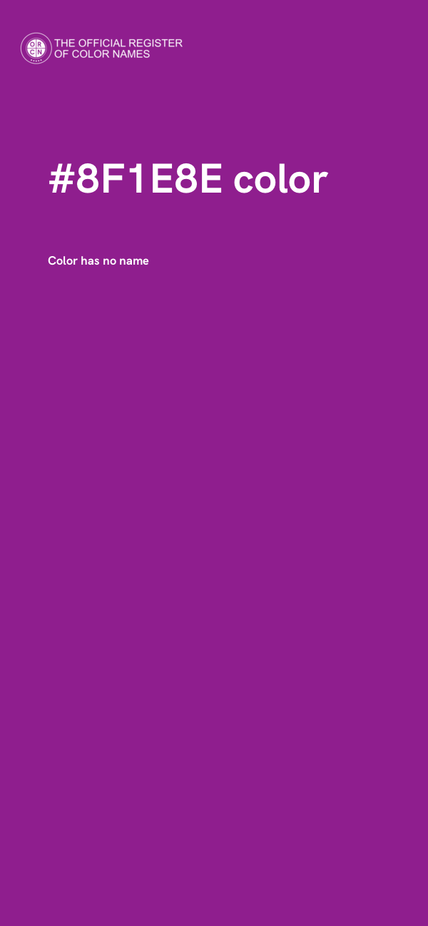 #8F1E8E color image