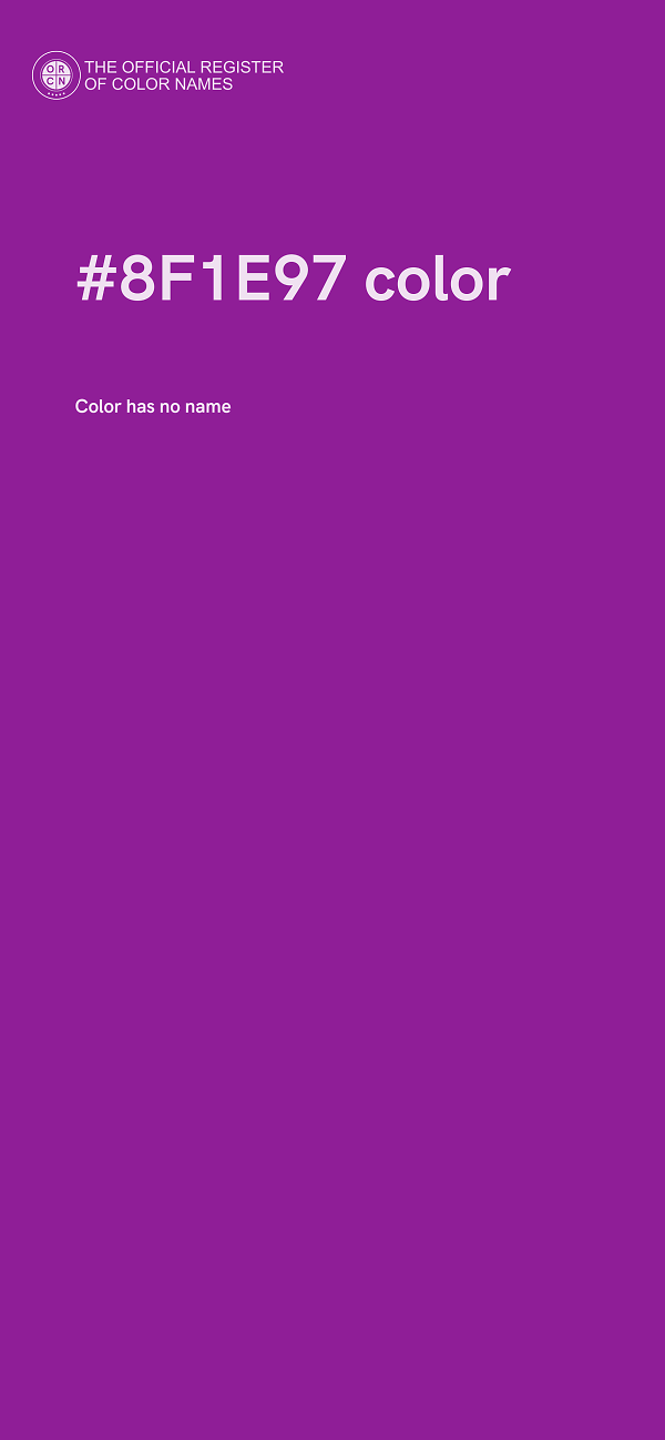 #8F1E97 color image
