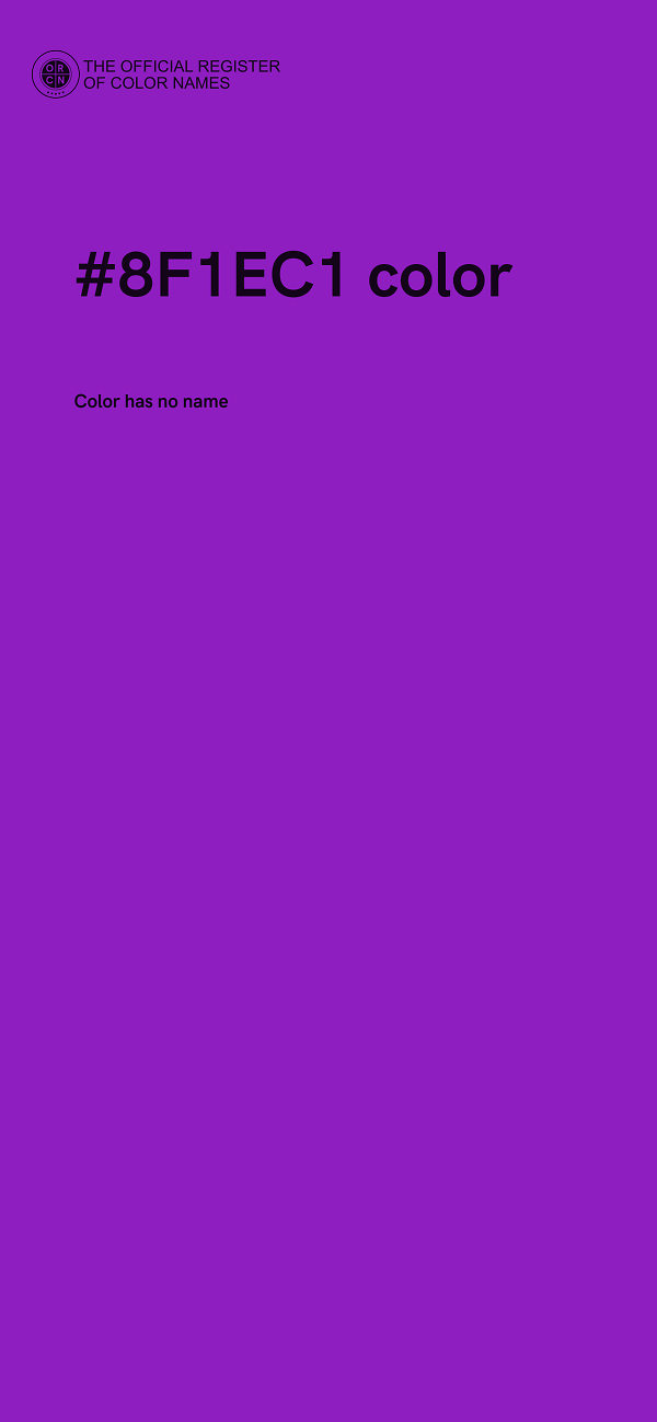 #8F1EC1 color image