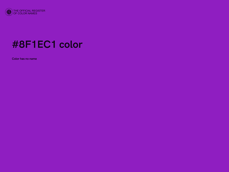 #8F1EC1 color image