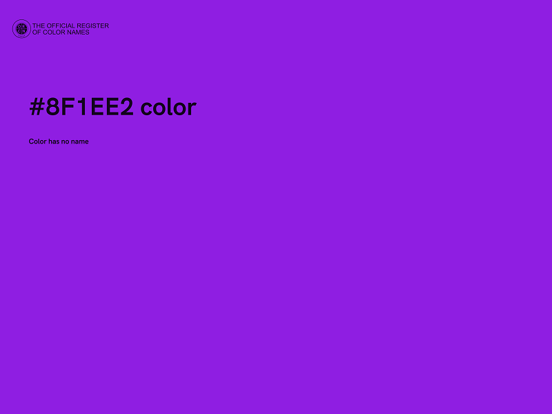 #8F1EE2 color image