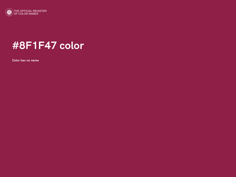#8F1F47 color image