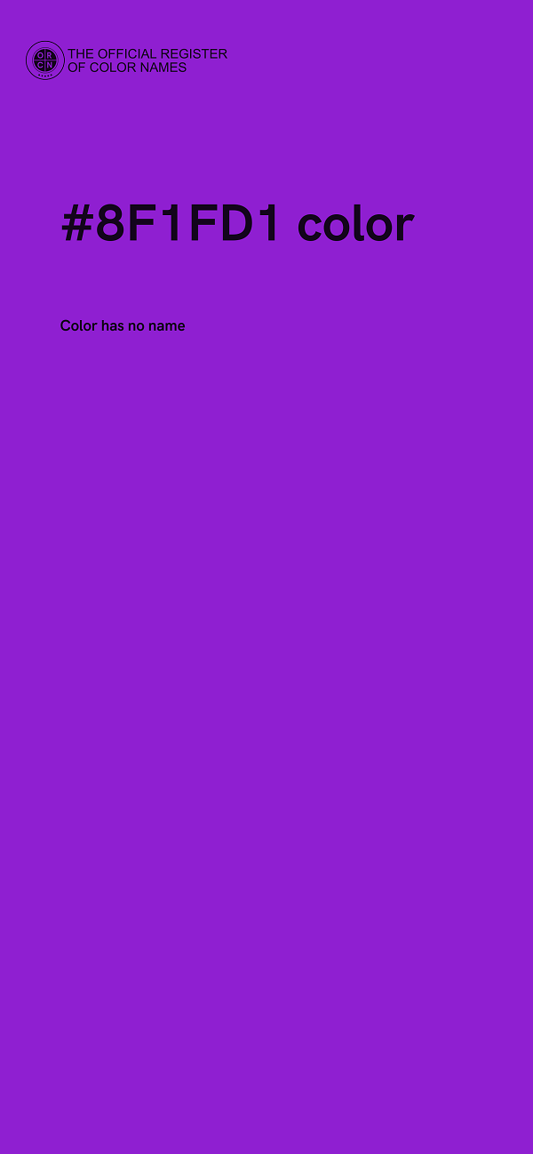 #8F1FD1 color image