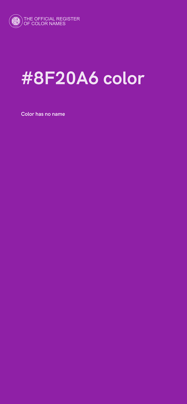 #8F20A6 color image
