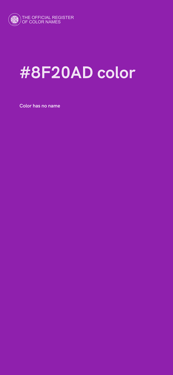 #8F20AD color image