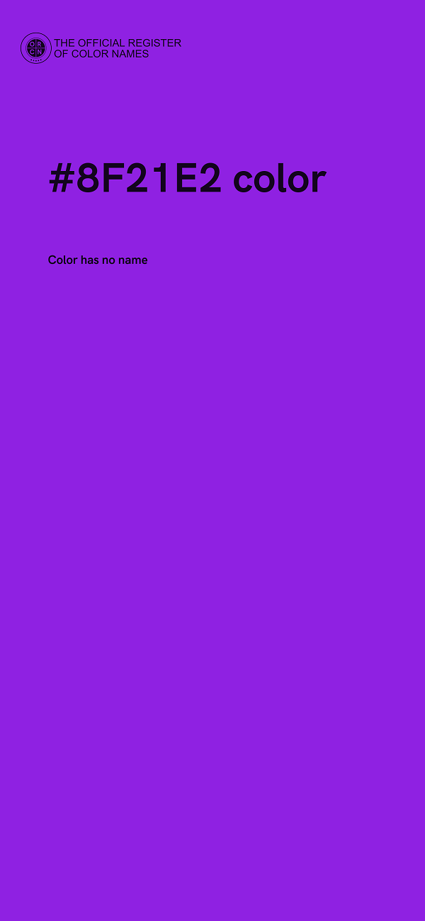 #8F21E2 color image