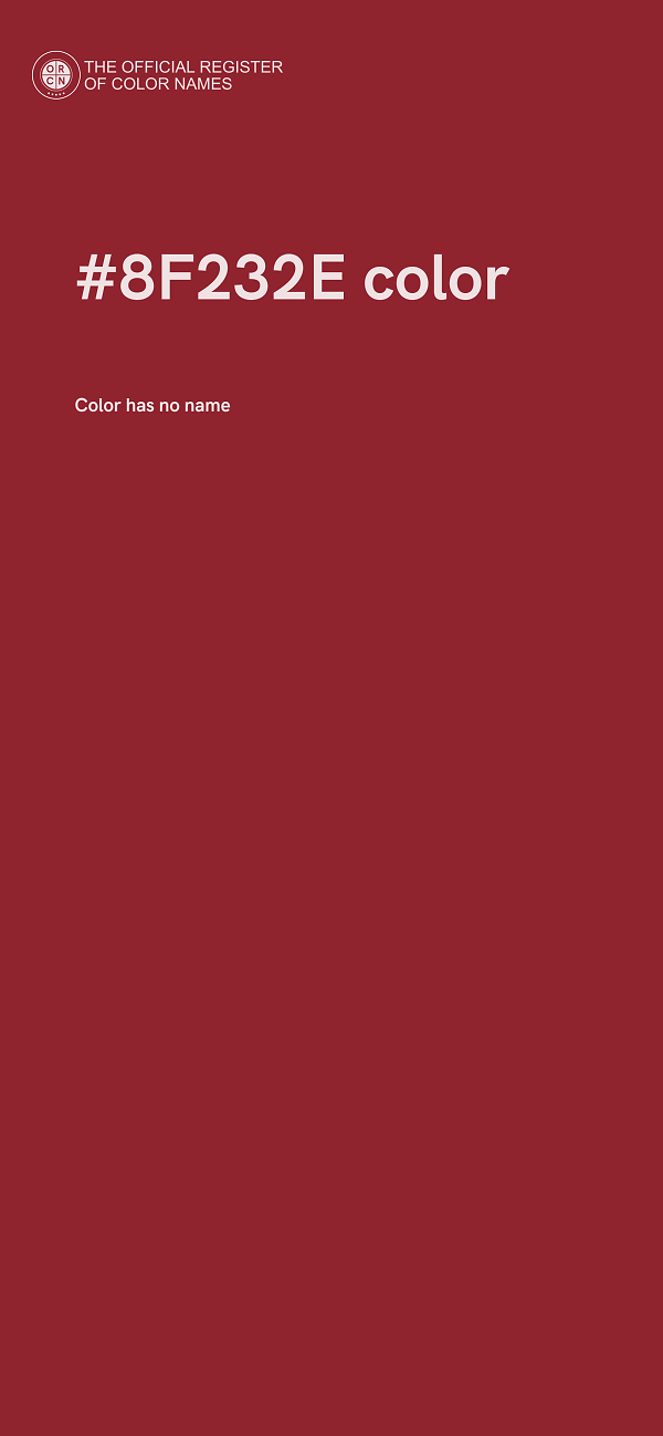 #8F232E color image