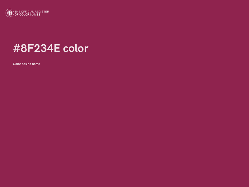 #8F234E color image