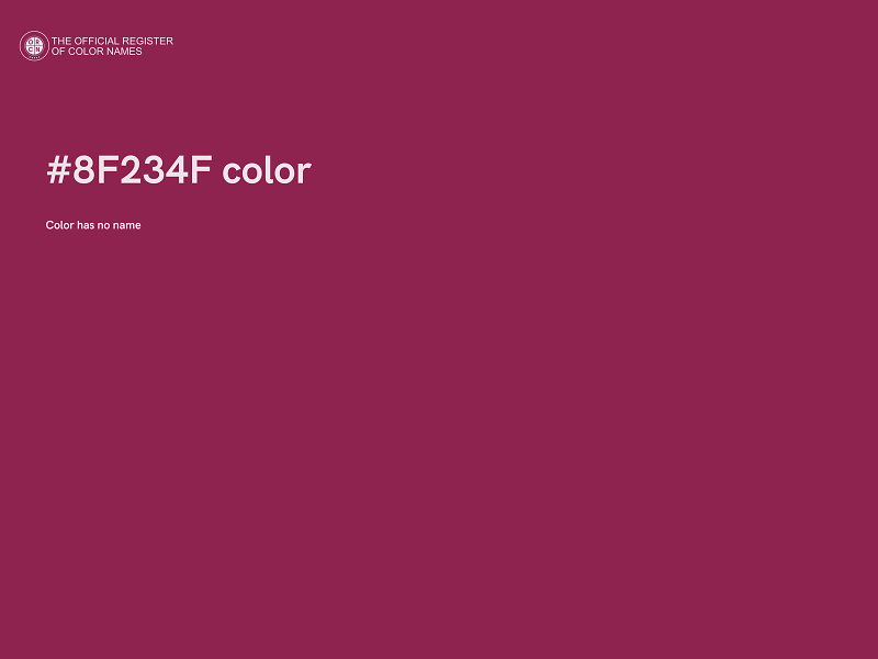 #8F234F color image