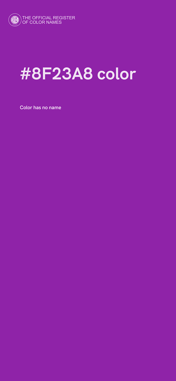 #8F23A8 color image
