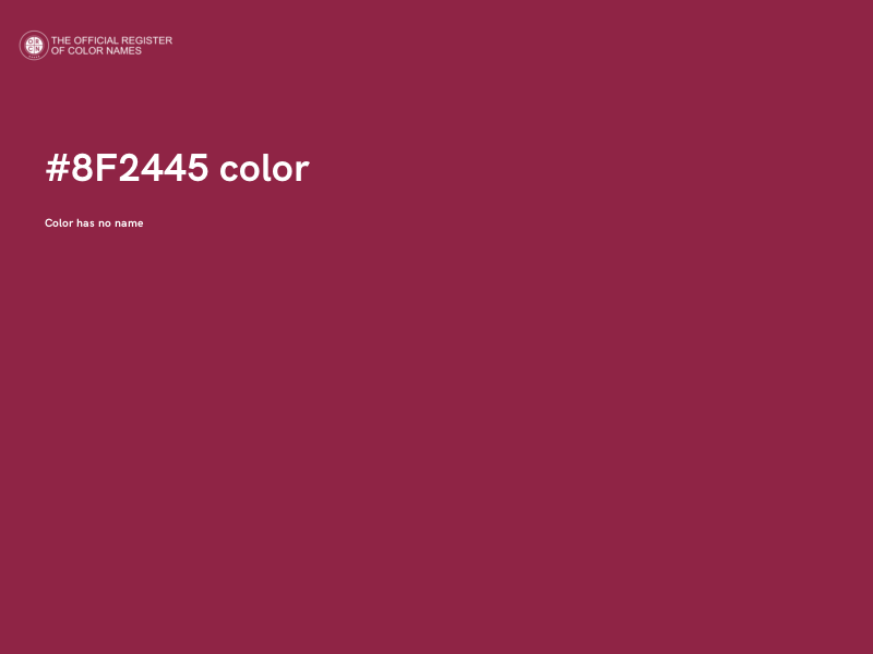 #8F2445 color image