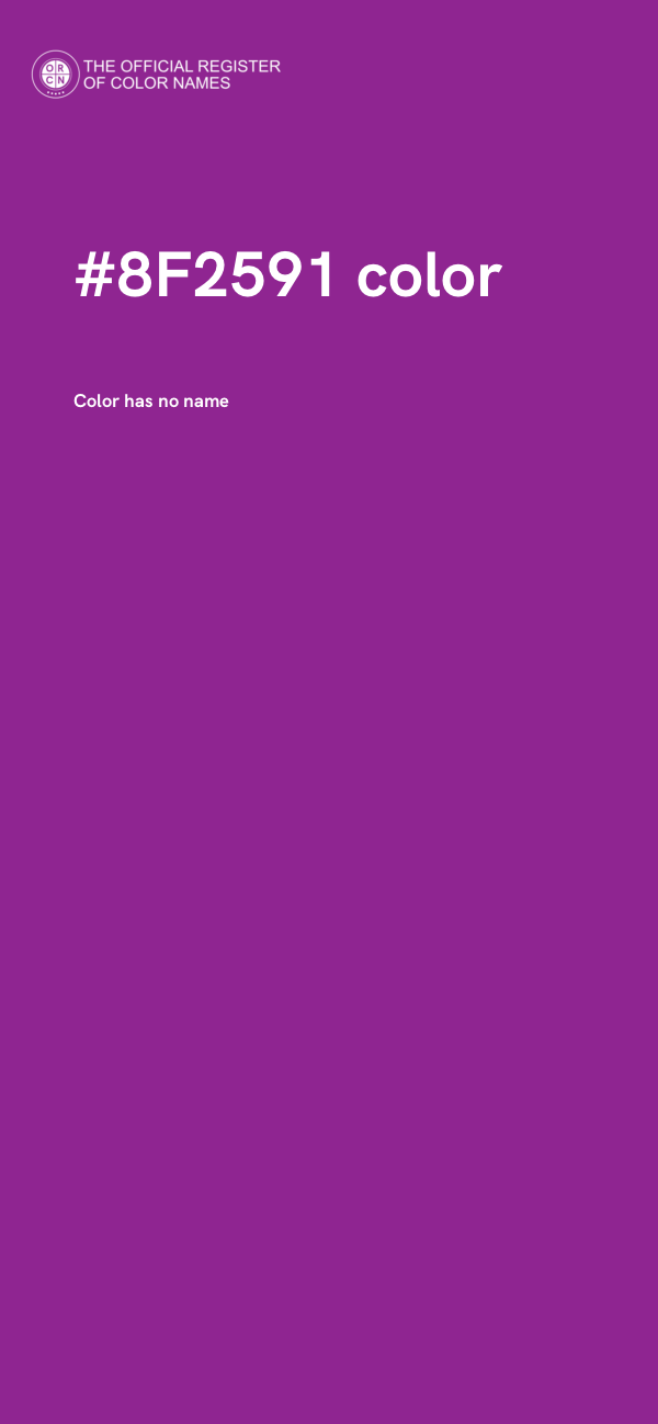 #8F2591 color image
