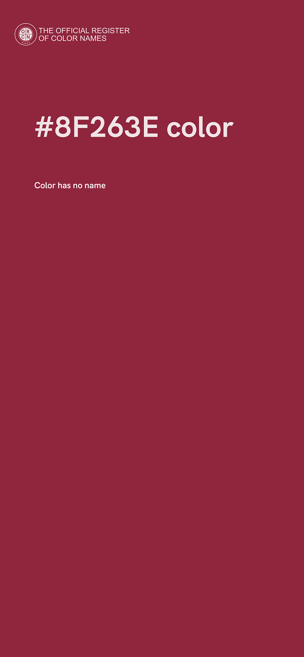 #8F263E color image