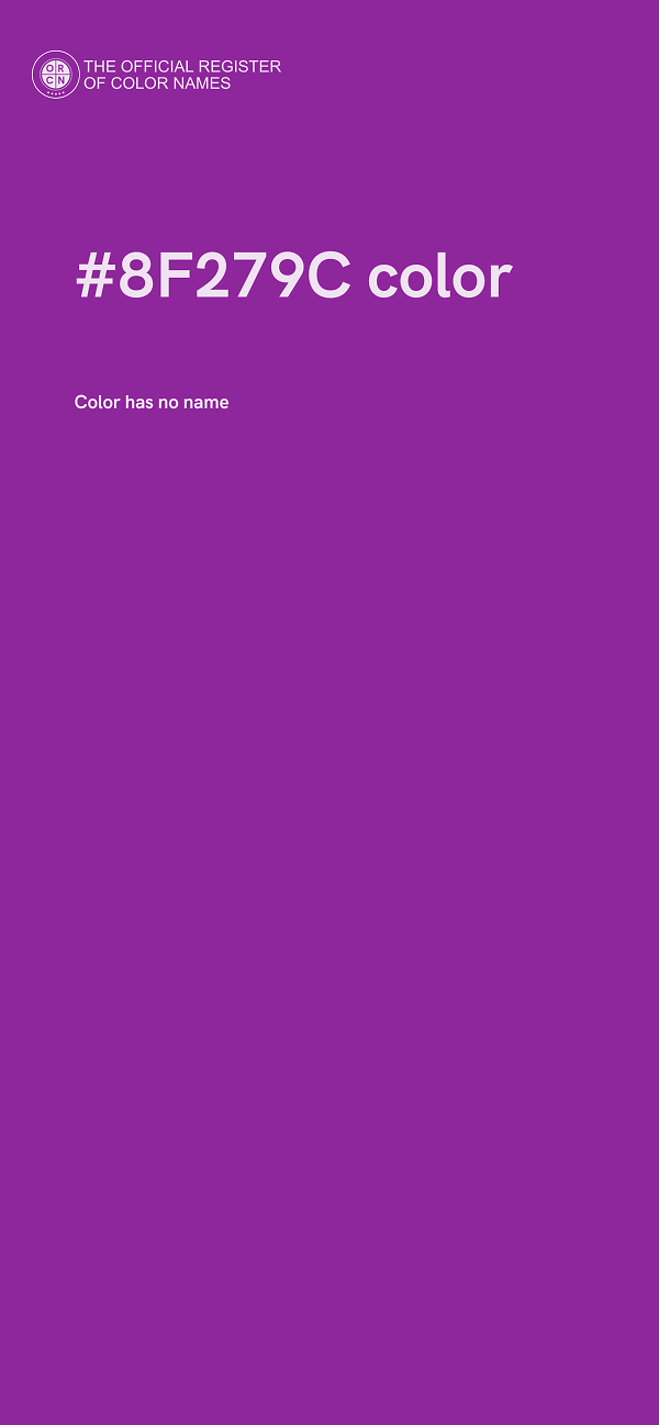 #8F279C color image