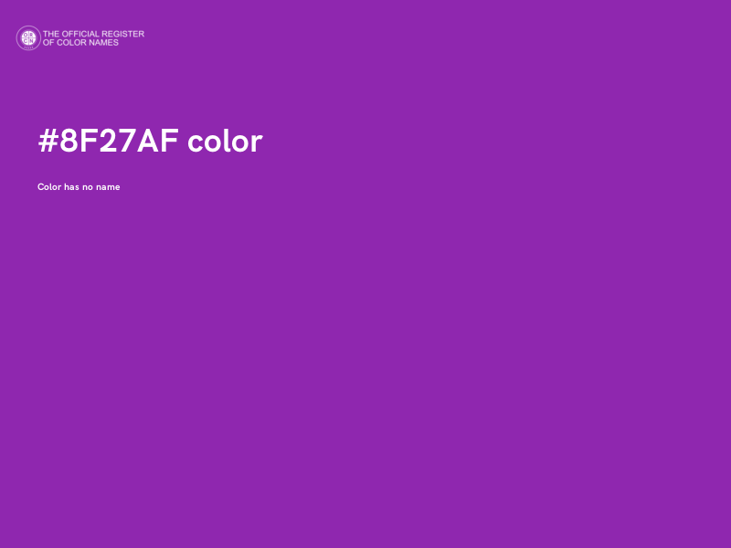 #8F27AF color image