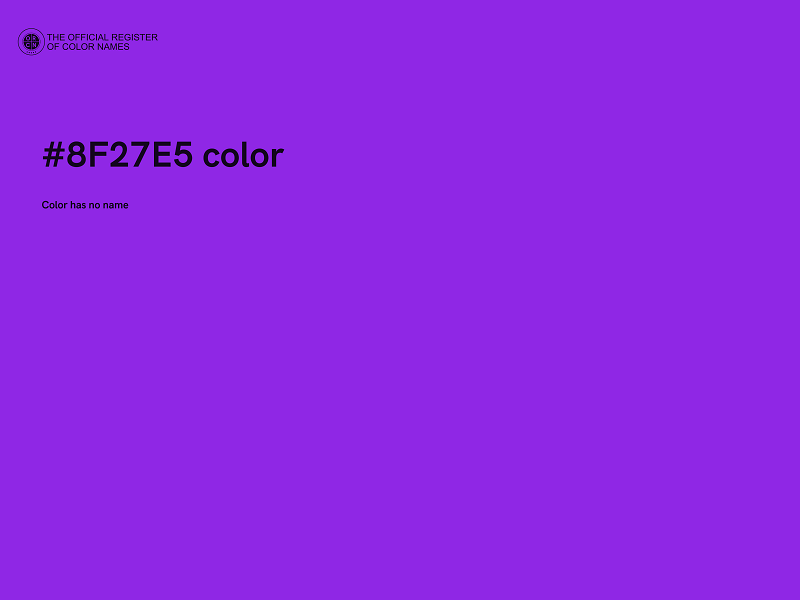 #8F27E5 color image