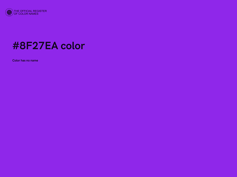 #8F27EA color image